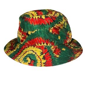 Carbon Elements Tie Dye Bucket Hat Lightweight Brightly Colored One Size